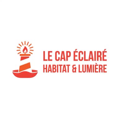 Le Cap Éclairé Habitat and Lumière logo made with Logo Creator